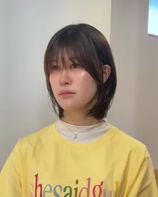 ショート sana🤍ボブ ベージュ🤍のヘアスタイル