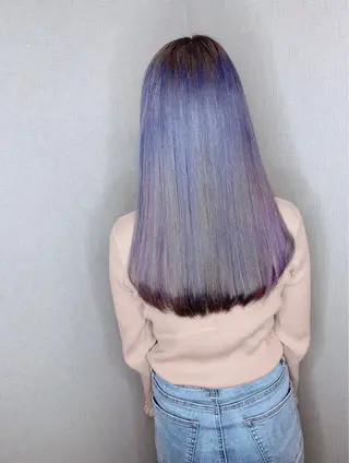 ロング ハイトーン🦋 miuのヘアスタイル