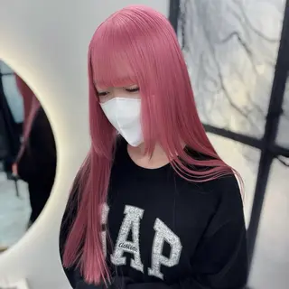 ロング カラー Ren. 🦋デザインカラーのヘアスタイル