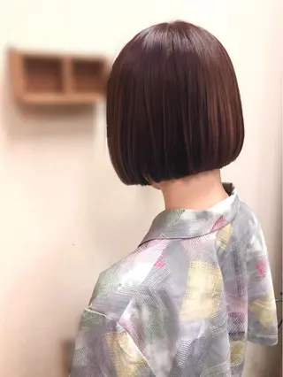 ショート カラー 透明感カラー/韓国 ブリーチ/古橋のヘアスタイル