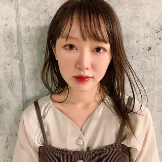 ロング カラー 中川 竜誠のヘアスタイル