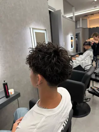 ショート パーマ メンズ メンズ特化 👑YUTAのヘアスタイル