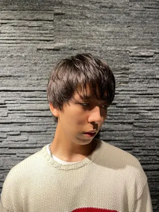 ミディアム メンズ 代表 武田晃英のヘアスタイル