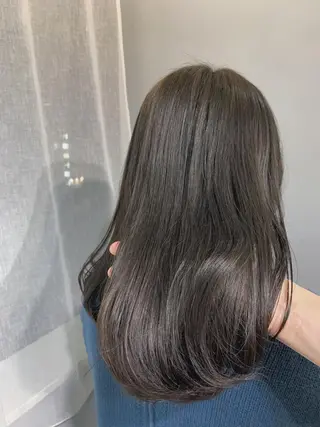 ミディアム カラー パーマ ボブパーマコテ巻き風 パーマNo1深江秀平のヘアスタイル