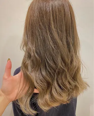 セミロング カラー 🎀髪質改善🎀 Olive南森町のヘアスタイル