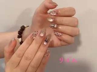 ミディアム りぼん Re:Bonrのネイルデザイン
