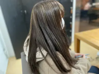 ロング カラー RICHAIR 山﨑 直也のヘアスタイル