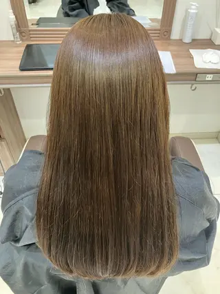 ロング カラー ☂️Ash 新杉田☂️山本のヘアスタイル