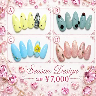 ネイル SESUNNY セサニーRINKAのネイルデザイン