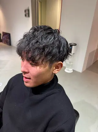 ショート パーマ メンズ Mizuki Yajimaのヘアスタイル