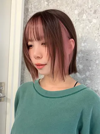 ショート カラー 失敗しないハイトーン ✨ミルクティー/ミワのヘアスタイル