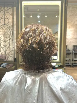 パーマ メンズ cloe仙台🫧 ツバサ💎🪞💙のヘアスタイル