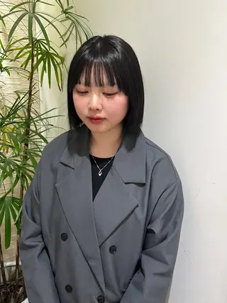 ミディアム 透明感 エイジのヘアスタイル