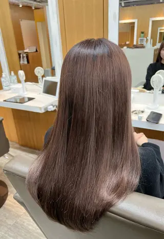 ロング カラー 透明感カラー/ イルミナカラーヒロキのヘアスタイル