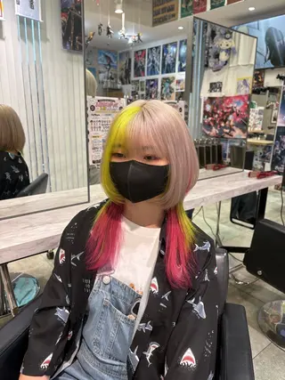 ロング カラー 推しカラー/ ミクのヘアスタイル