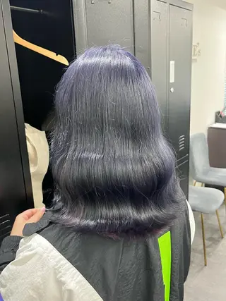 ミディアム カラー 韓国ヘア🖤/透明感 shihoのヘアスタイル