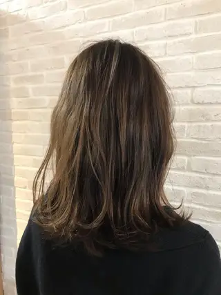 ミディアム 福田 ジュンキのヘアスタイル