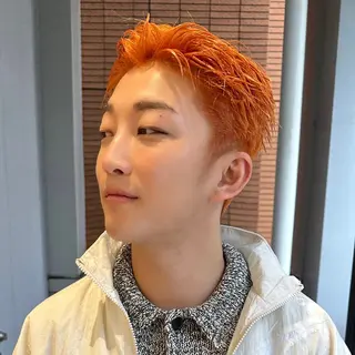ショート カラー メンズ 渋谷メンズショート 特化🥋　渡邊健流のヘアスタイル
