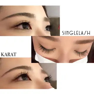 マツエク・マツパ ★KAEDE★伊勢崎 【KARAT】のマツエク・マツパデザイン