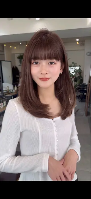 ミディアム 🤎レイヤー艶カラー /AYAME🤎のヘアスタイル