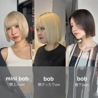 ショート 🌸ボブ支持率 No. 1🤍のヘアスタイル