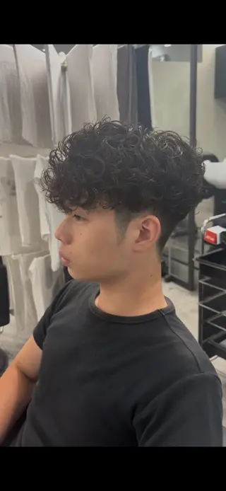 パーマ メンズ eraアメ村店 ヒイロのヘアスタイル