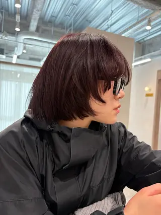 ミディアム カラー 砂原 ひよりのヘアスタイル