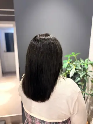 ミディアム 河端 まいのヘアスタイル