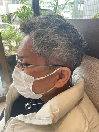 パーマ メンズ 高木 櫻のヘアスタイル