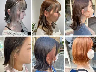 ミディアム sara中谷 哲のヘアスタイル