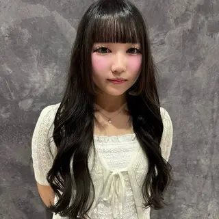 ロング カラー shiho .のヘアスタイル
