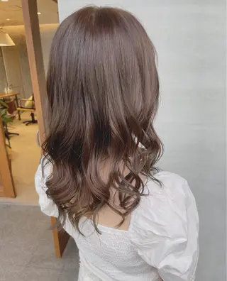 セミロング カラー 姫路美容室 『neu』のヘアスタイル