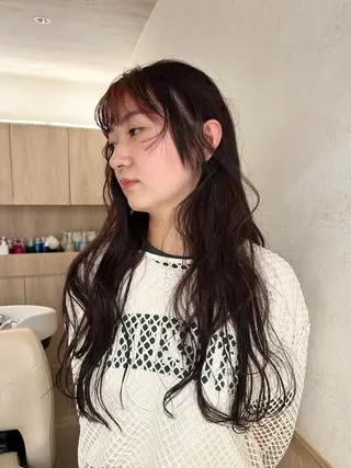 ロング カラー Sora/レイヤー/ ブリーチなしWカラーのヘアスタイル