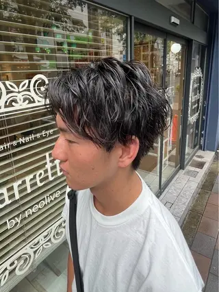 パーマ メンズ ヤシロケンタ メンズ特化のヘアスタイル
