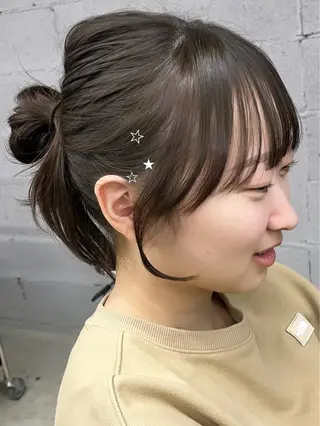 セミロング 盛れる透けカラー🎀 似合わせ/uiのヘアスタイル