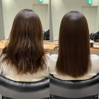 セミロング 髪質改善ヘアケア 艶髪特化/上田のヘアスタイル