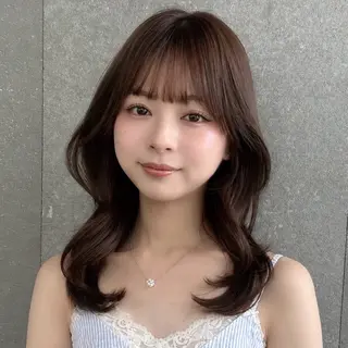 セミロング レイヤー/ボブ/縮毛 矯正🌼manamiのヘアスタイル