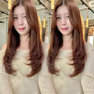 ロング 🦋高屋敷陸🦋 レイヤー/ハイトーンのヘアスタイル