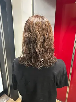 セミロング カラー パーマ 🍀野尻 拓海🍀のヘアスタイル