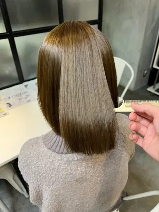 ミディアム 村上ゆうすけ 髪質改善🪞縮毛矯正のヘアスタイル