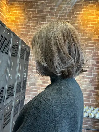 ショート カラー パーマ ヘアアレンジ メンズ キッズ ネイル マツエク・マツパ アイブロウ 久木原 ゆりのヘアスタイル