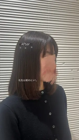 セミロング 🕊️RUNSO_ SAKI🕊️のヘアスタイル
