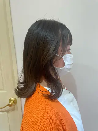 セミロング 前田 花綸のヘアスタイル
