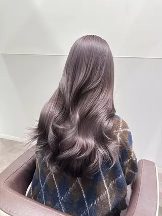 ロング グレー/ベージュ /髪質改善 れいとのヘアスタイル