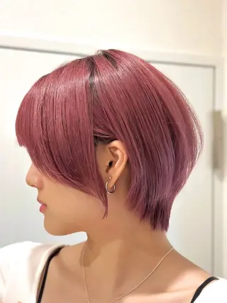 ショート 💝ブリーチ ショート/れい💝のヘアスタイル