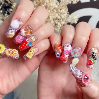 ネイル princess スカルプ専門店のネイルデザイン