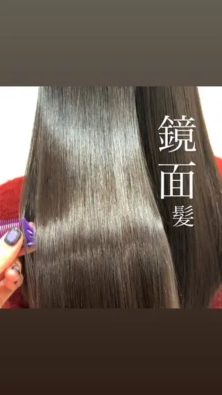 ロング 美髪矯正💙ྀི/ 水光髪🫧/ミナルのヘアスタイル