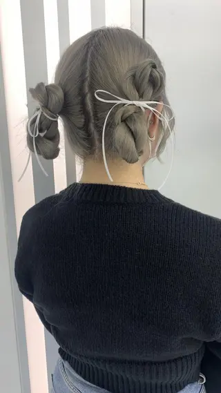 ヘアアレンジ ❄️透明感カラー❄️ メンズ✂️TOWAのヘアスタイル