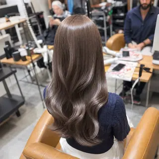 セミロング カラー RYU/レイヤー /透明感艶カラーのヘアスタイル