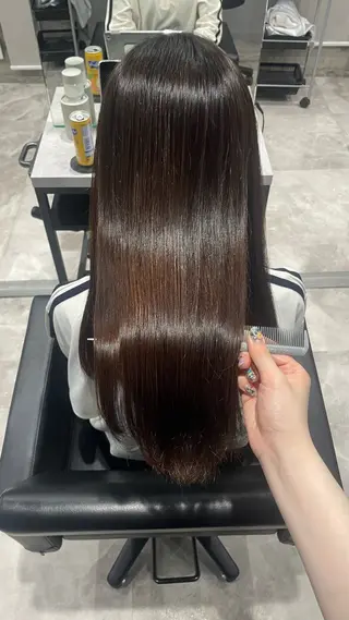 セミロング 🎀neo.RIN/ 透け感艶カラー🎀のヘアスタイル